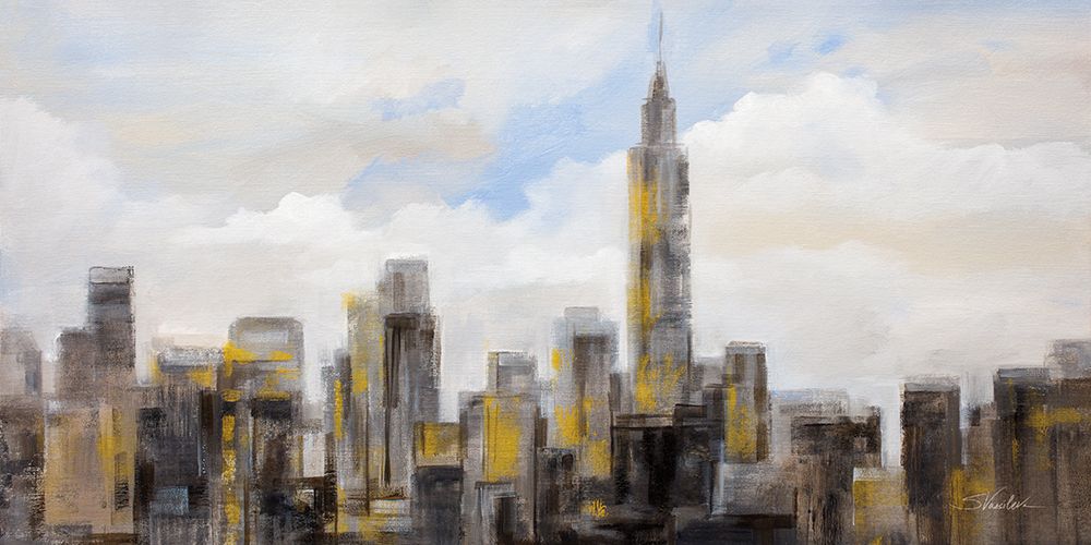 Manhattan Clouds art print by Silvia Vassileva for $57.95 CAD