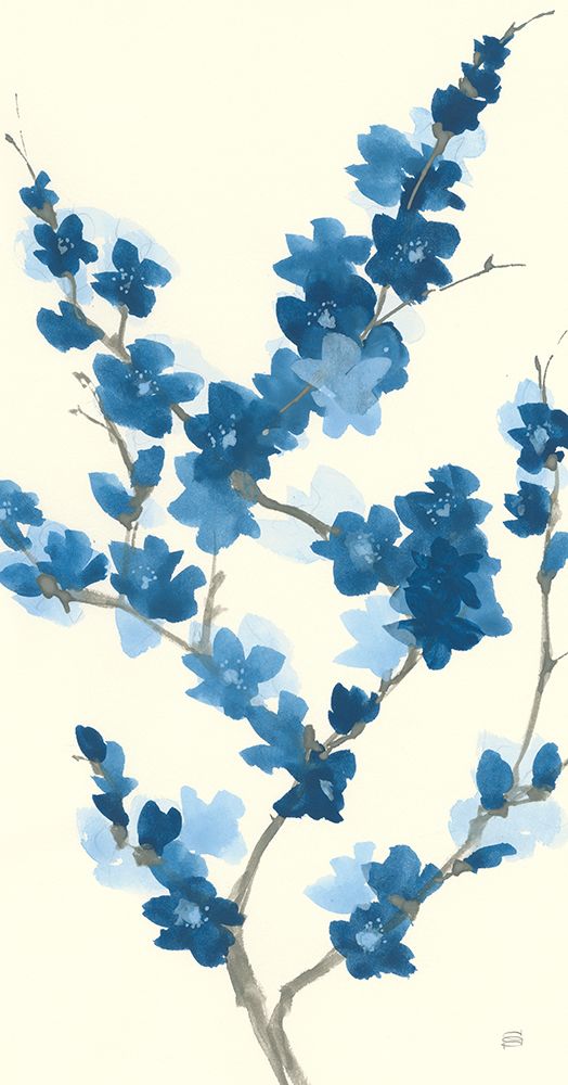 Blue Branch II v2 Crop art print by Chris Paschke for $57.95 CAD
