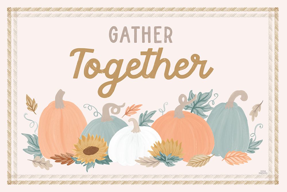 Festive Friendsgiving I art print by Laura Marshall for $57.95 CAD