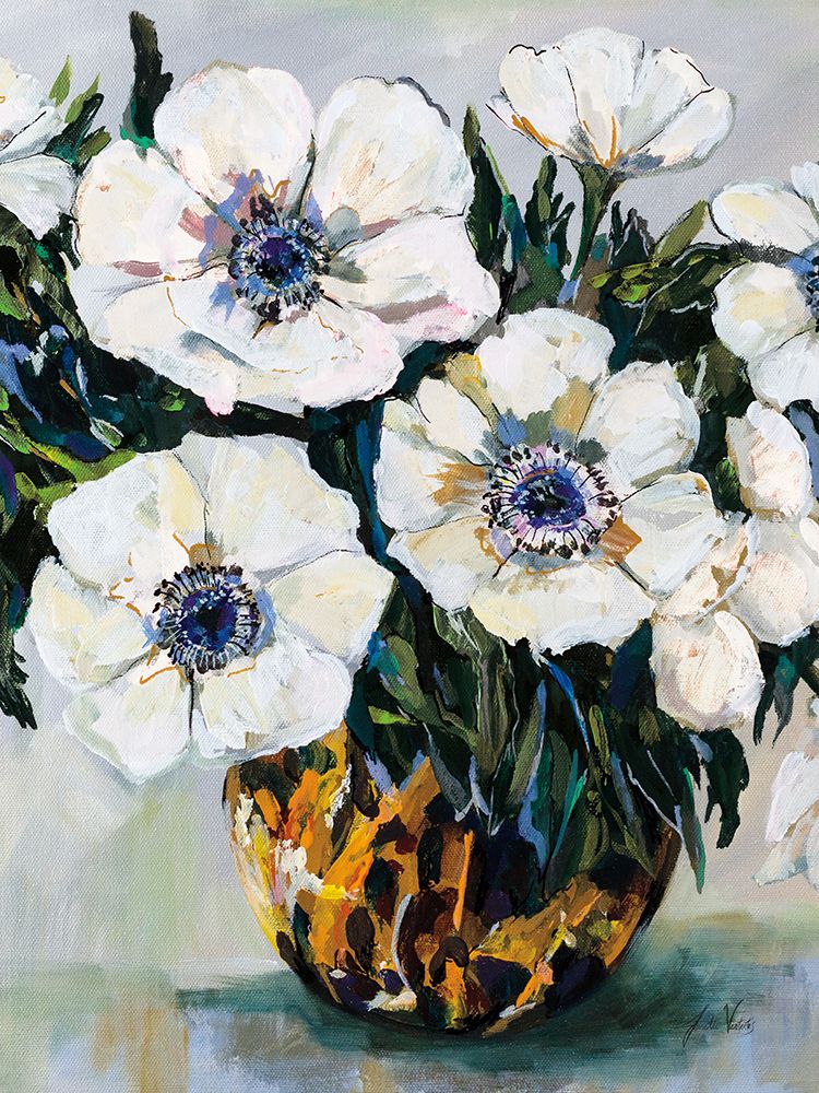 Fall Festive White art print by Jeanette Vertentes for $57.95 CAD