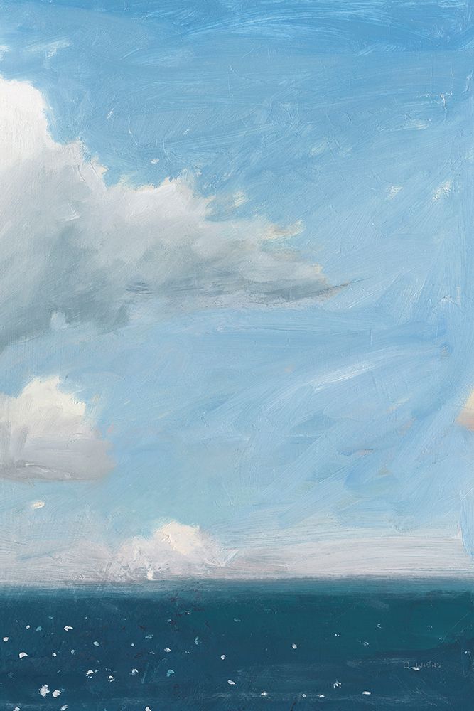 Open Sea Blue Crop art print by James Wiens for $57.95 CAD