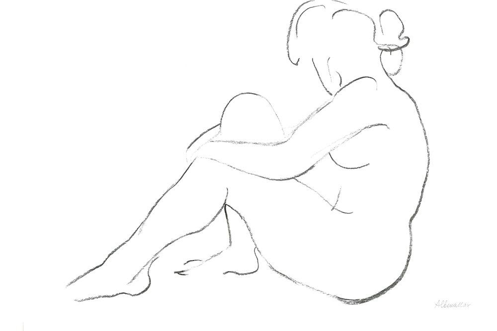 Nude Sketch IV v2 art print by Albena Hristova for $57.95 CAD