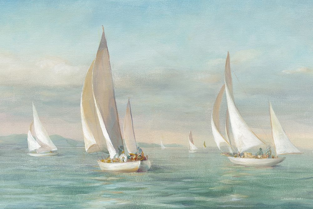Weekend Sail v2 art print by Danhui Nai for $57.95 CAD