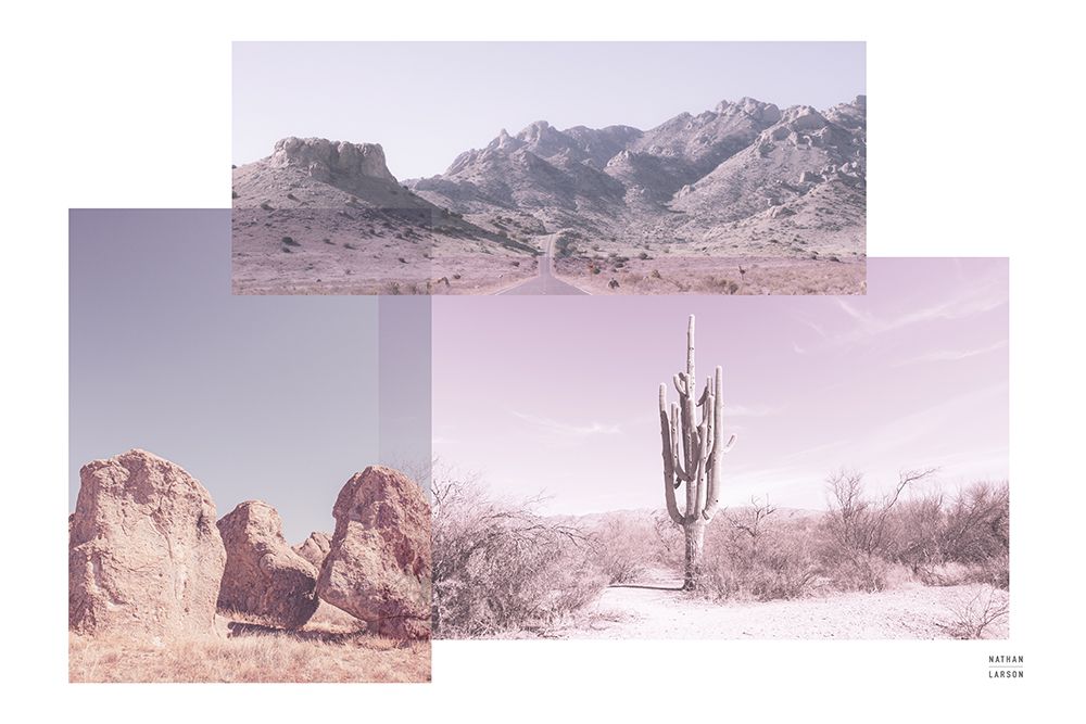 Desert Collage v2 art print by Nathan Larson for $57.95 CAD