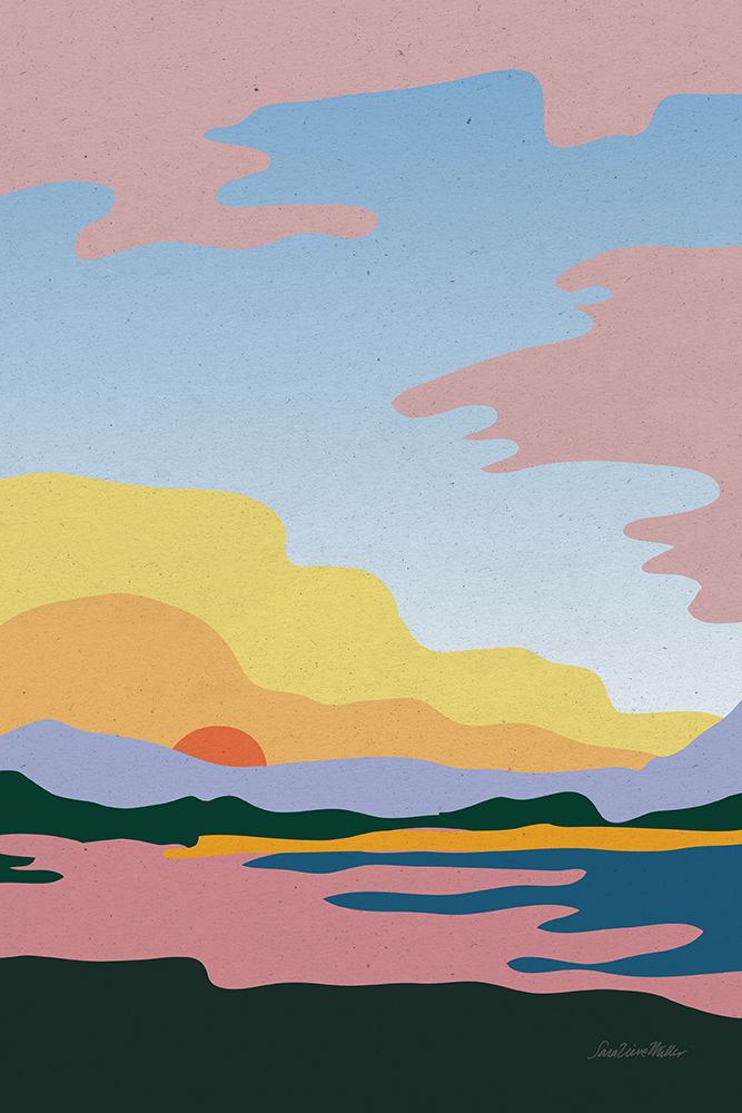 Hills and Valleys III v2 art print by Sara Zieve Miller for $57.95 CAD
