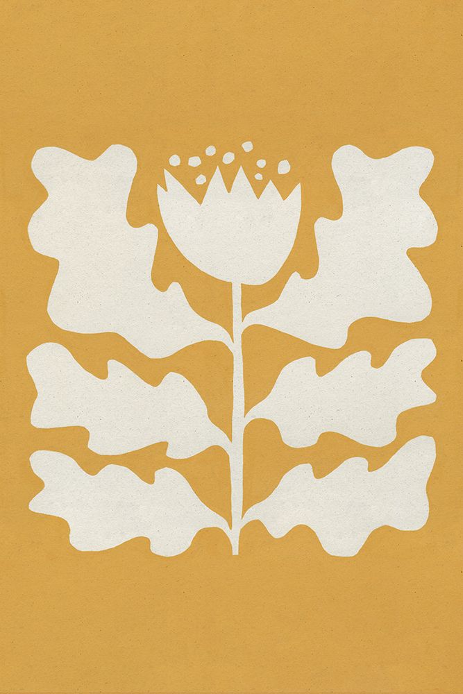 Delighted I Yellow Vertical art print by Moira Hershey for $57.95 CAD