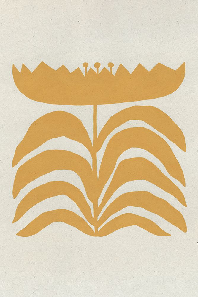 Delighted III Yellow Vertical art print by Moira Hershey for $57.95 CAD
