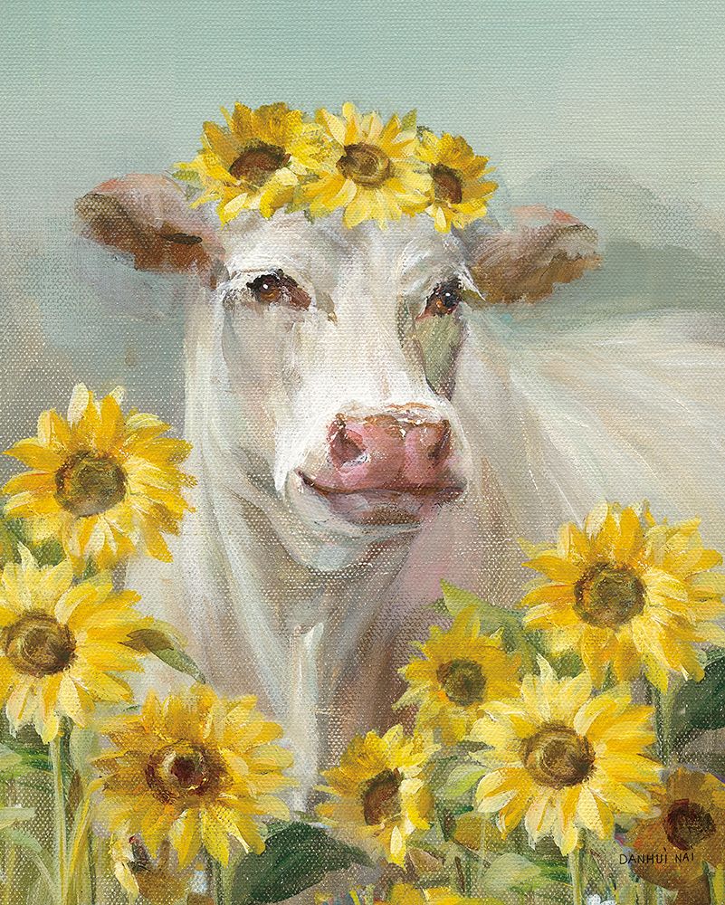 A Cow in a Crown II art print by Danhui Nai for $57.95 CAD
