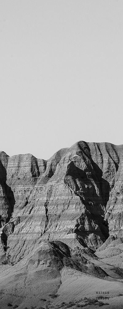 Badlands BW Panel I art print by Nathan Larson for $57.95 CAD
