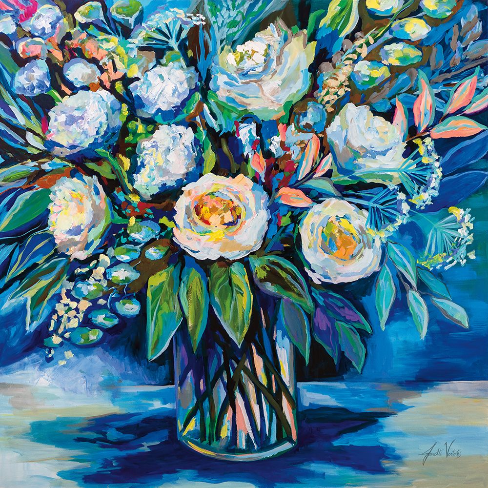 Feeling Blue II art print by Jeanette Vertentes for $57.95 CAD