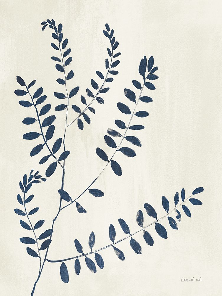 Simple Nature I Indigo Cream art print by Danhui Nai for $57.95 CAD