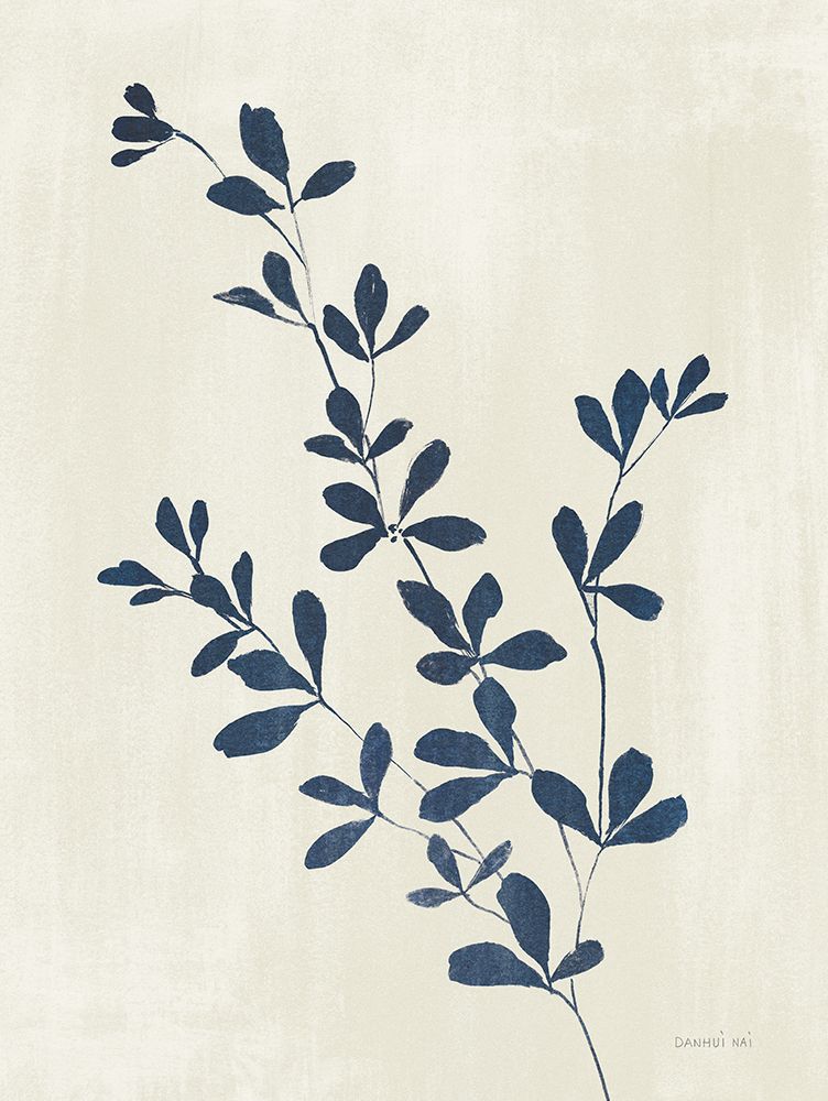 Simple Nature II Indigo Cream art print by Danhui Nai for $57.95 CAD