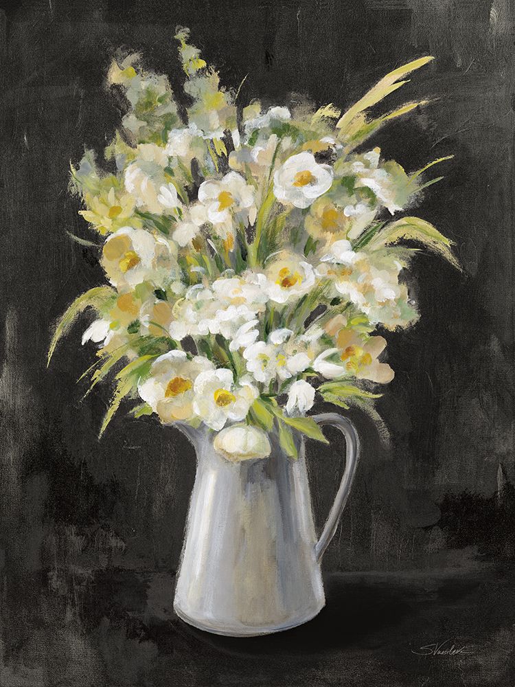 Farm Bouquet on Black art print by Silvia Vassileva for $57.95 CAD