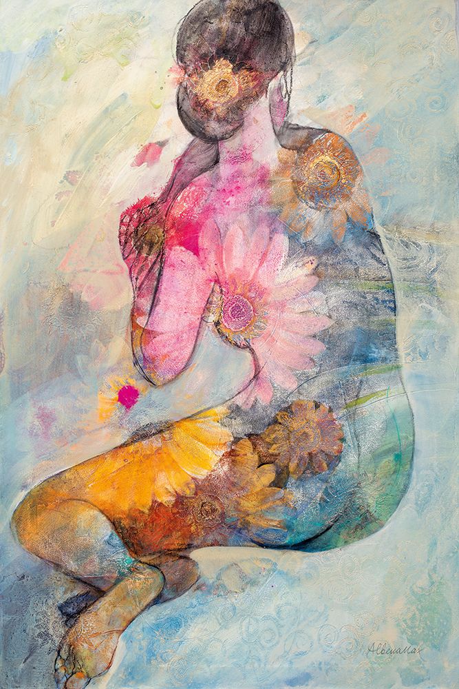 Floral Figures II art print by Albena Hristova for $57.95 CAD