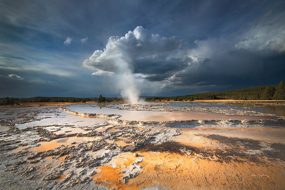 Great Fountain Geyser art print by Alan Majchrowicz for $57.95 CAD