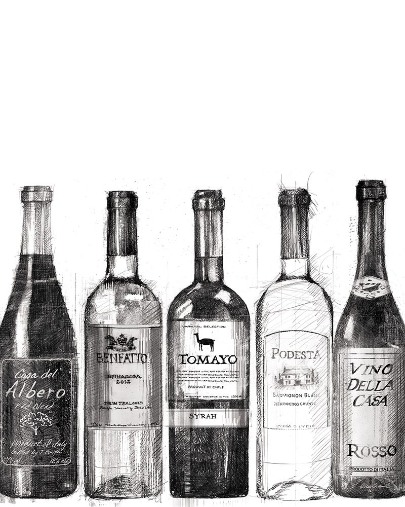 Wine Cellar III BW art print by Avery Tillmon for $57.95 CAD