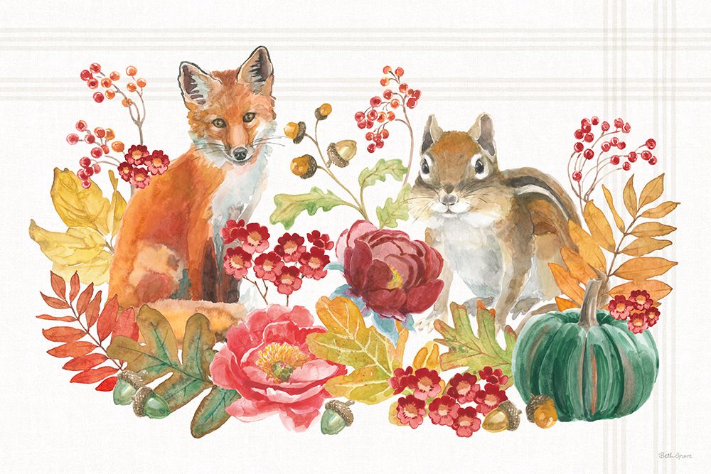 Wooded Harvest I art print by Beth Grove for $57.95 CAD