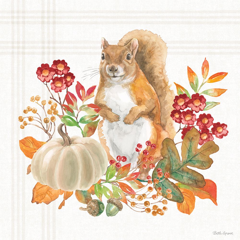 Wooded Harvest III art print by Beth Grove for $57.95 CAD