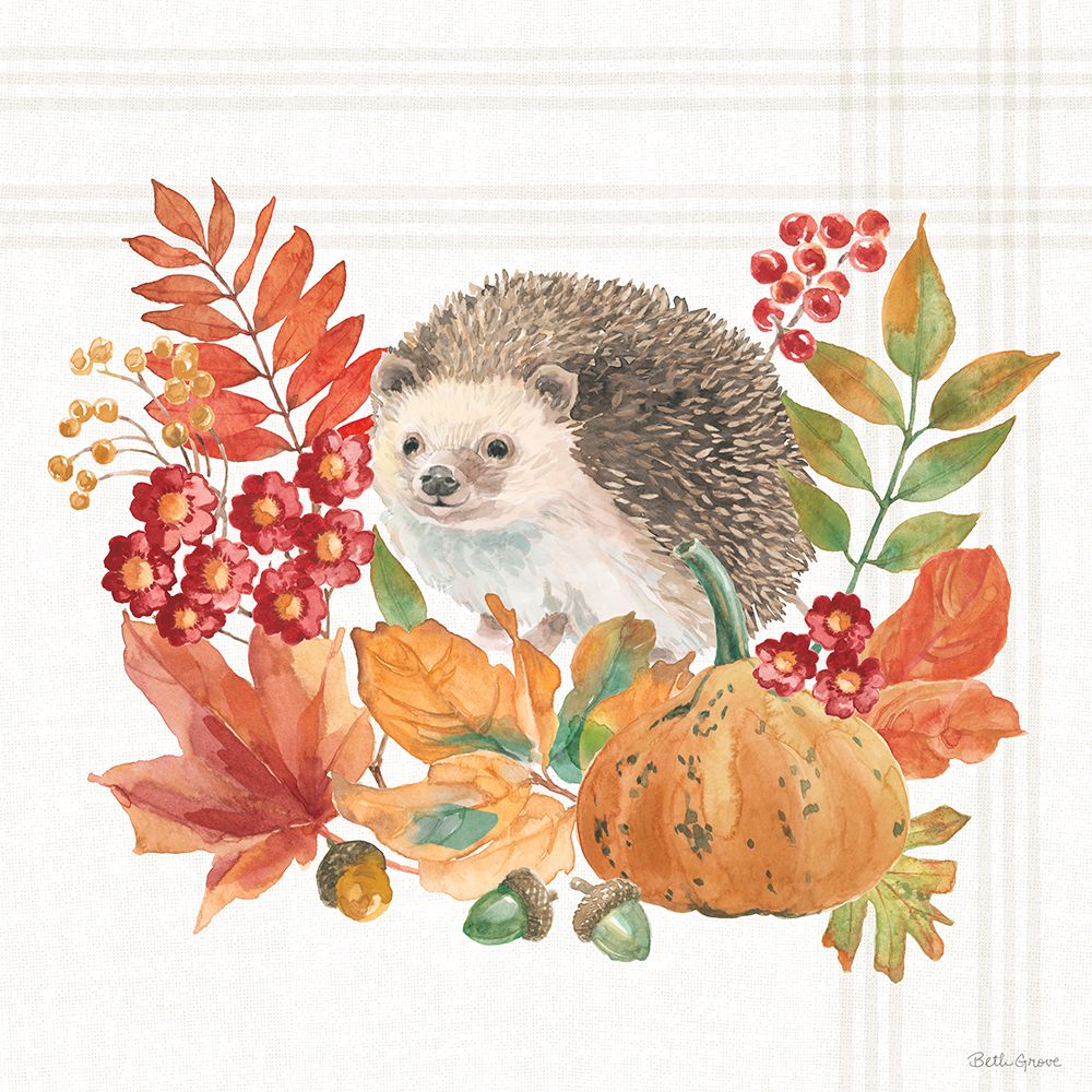 Wooded Harvest V art print by Beth Grove for $57.95 CAD