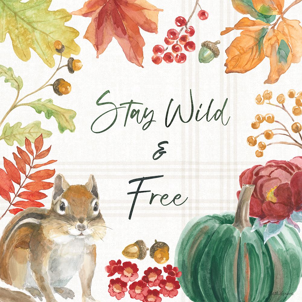 Wooded Harvest VI art print by Beth Grove for $57.95 CAD