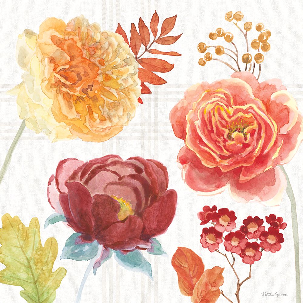 Wooded Harvest VIII art print by Beth Grove for $57.95 CAD