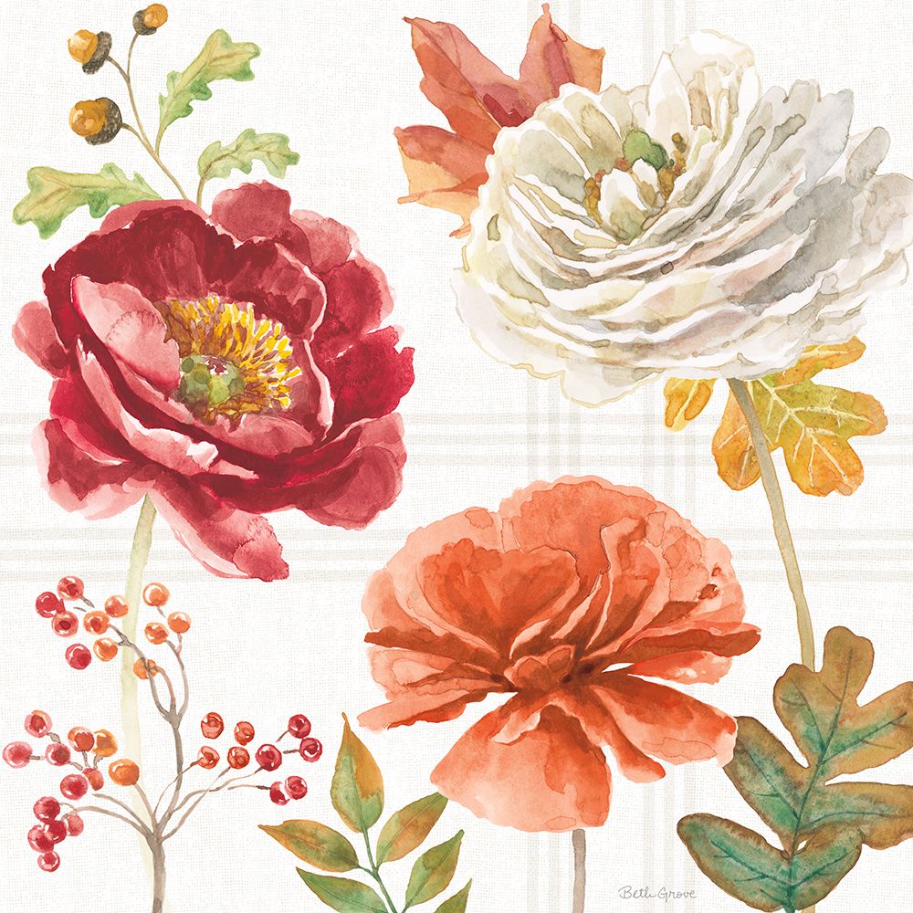 Wooded Harvest IX art print by Beth Grove for $57.95 CAD