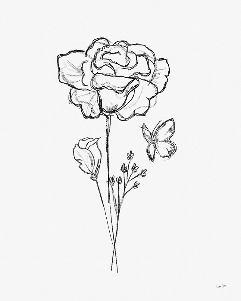 Among Wildflowers II art print by Leah York for $57.95 CAD