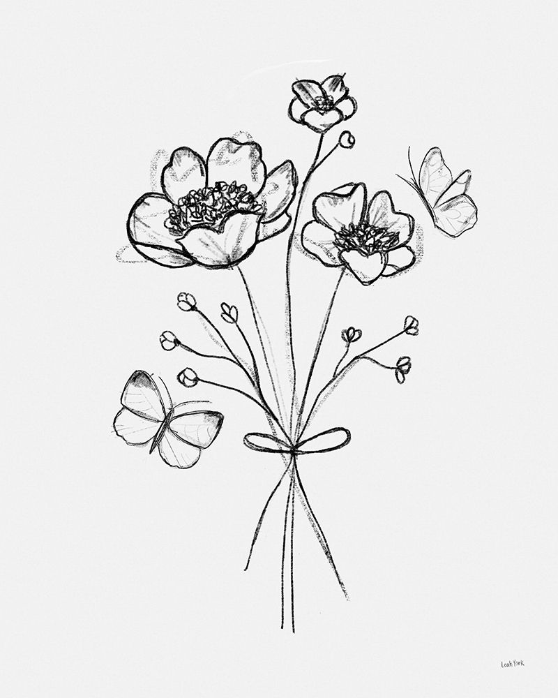 Among Wildflowers IV art print by Leah York for $57.95 CAD