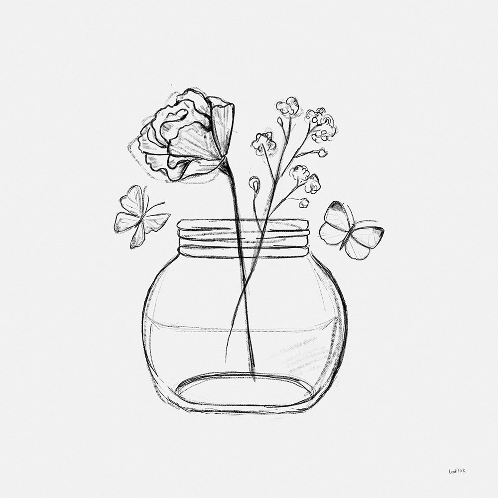 Among Wildflowers VI art print by Leah York for $57.95 CAD