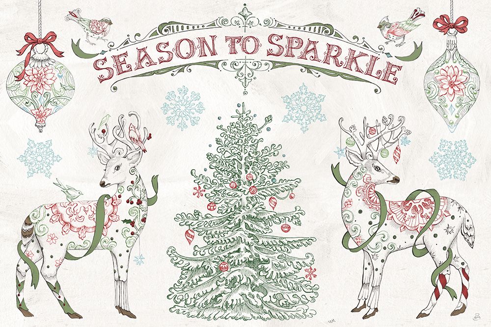 Christmas Season I art print by Daphne Brissonnet for $57.95 CAD