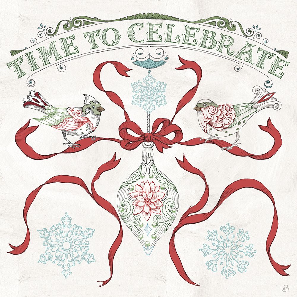 Christmas Season II art print by Daphne Brissonnet for $57.95 CAD