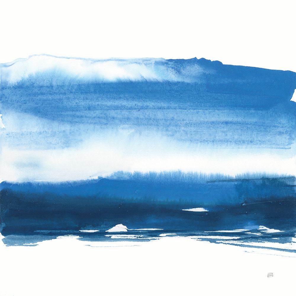 Teal and Navy I art print by Chris Paschke for $57.95 CAD