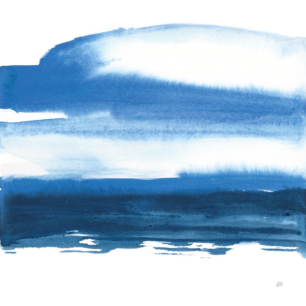 Teal and Navy II art print by Chris Paschke for $57.95 CAD