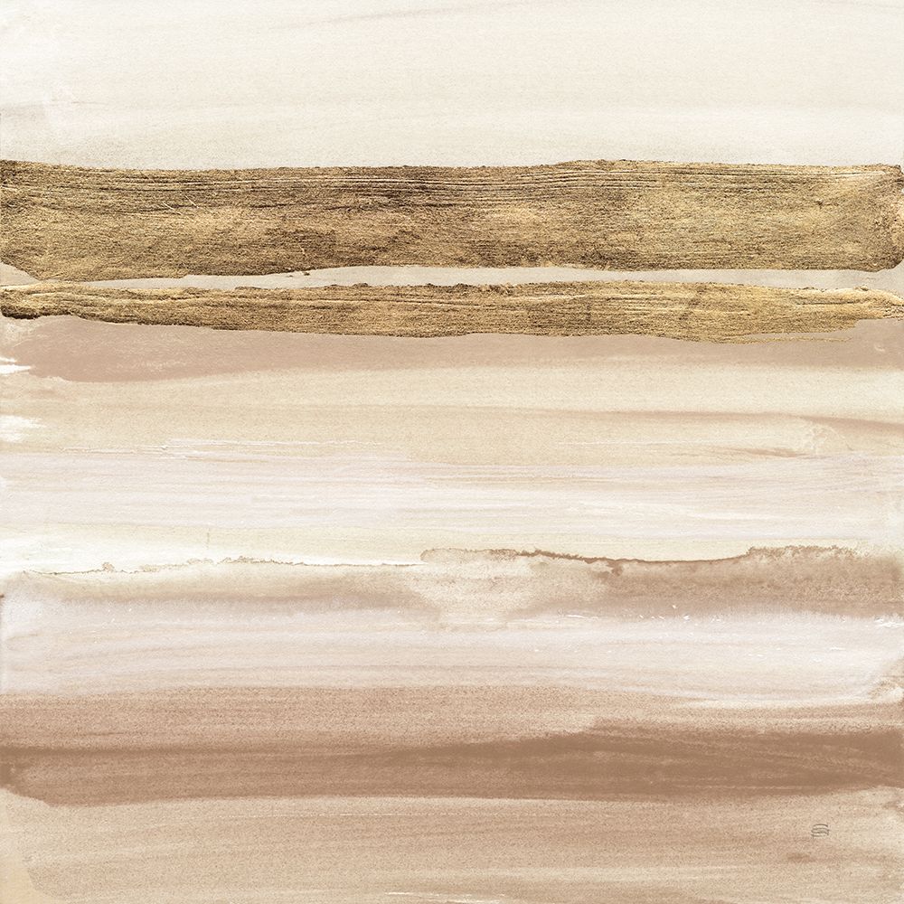 Gold and Brown Sand I Organic art print by Chris Paschke for $57.95 CAD