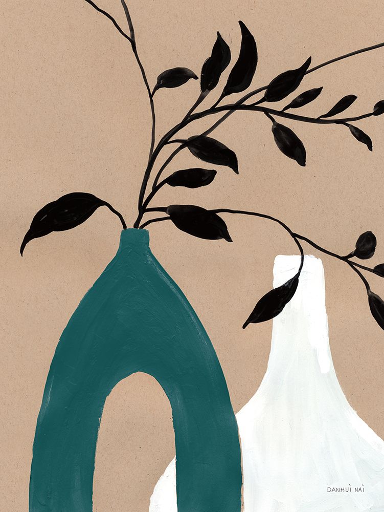 Slender Stems I Blue art print by Danhui Nai for $57.95 CAD