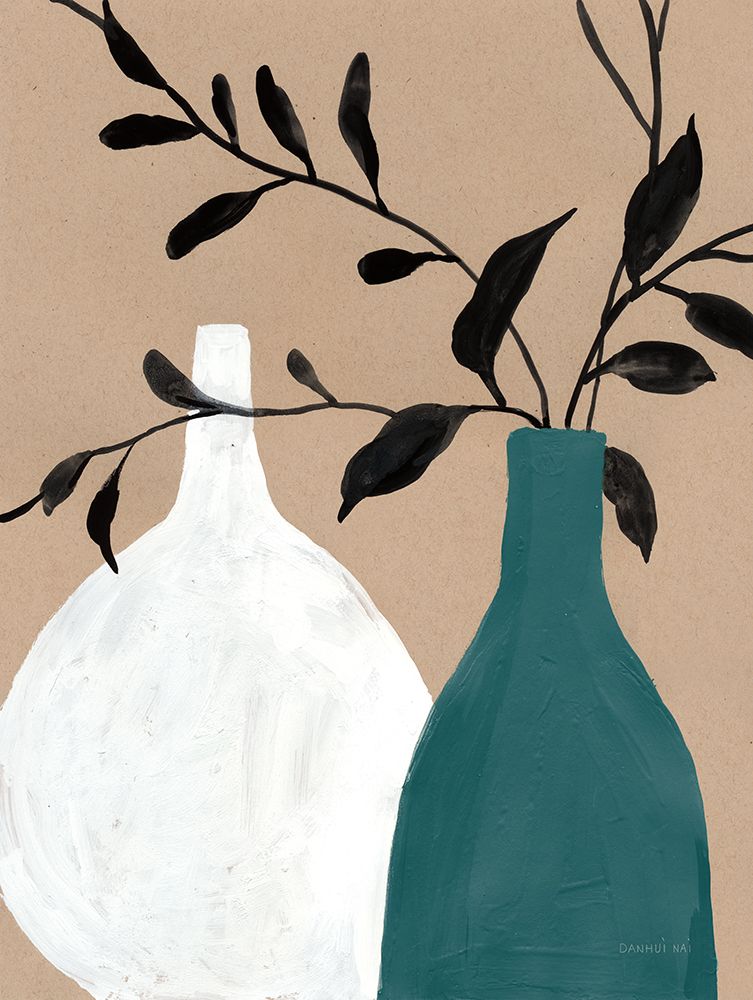 Slender Stems II Blue art print by Danhui Nai for $57.95 CAD