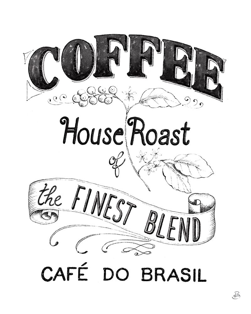 Authentic Coffee IX BW art print by Daphne Brissonnet for $57.95 CAD