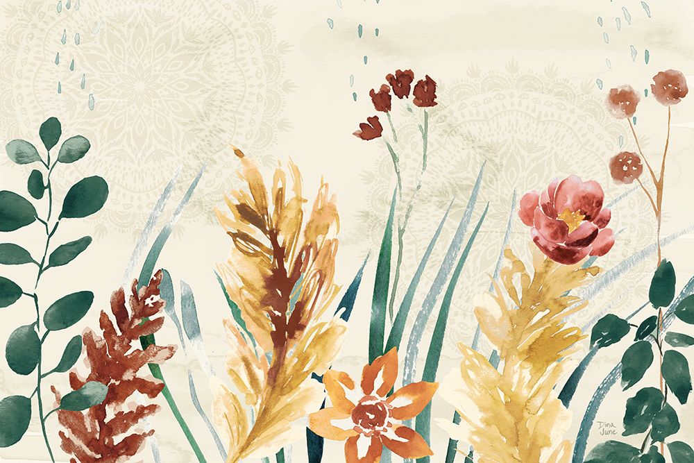 Autumnal Garden I art print by Dina June for $57.95 CAD