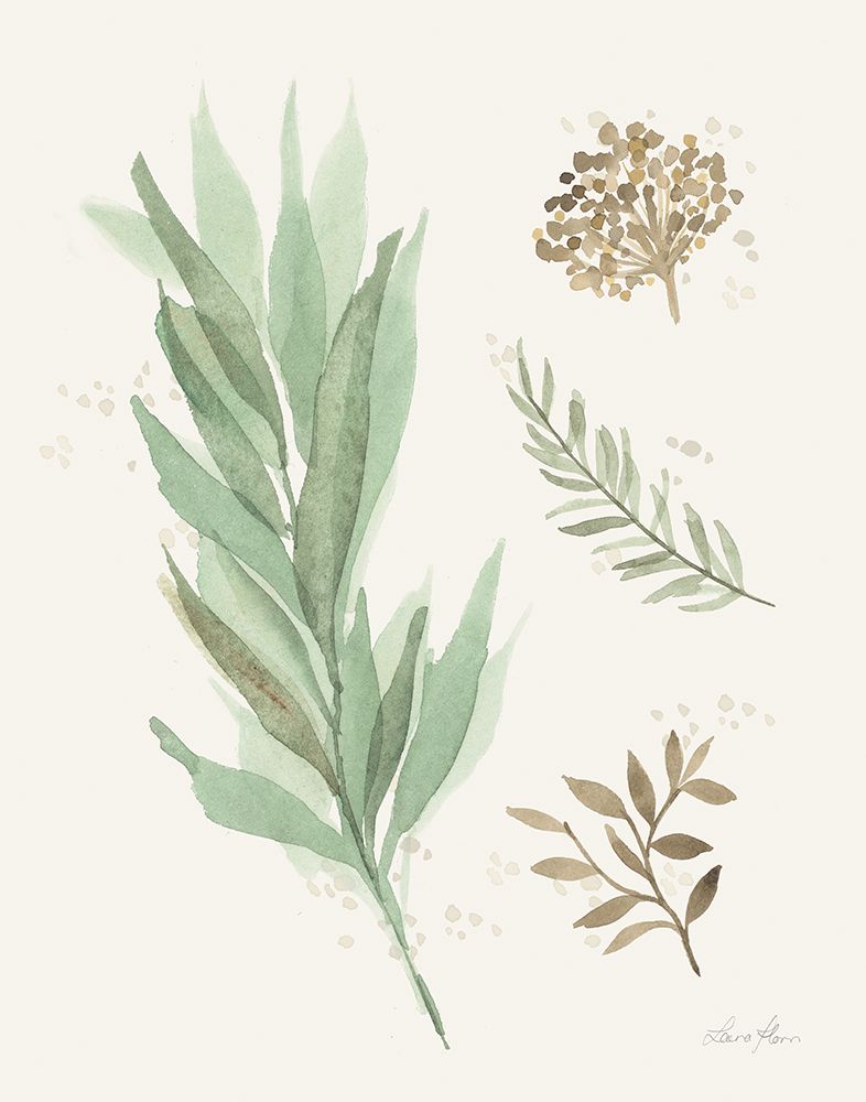 Leaf and Stem I art print by Laura Horn for $57.95 CAD