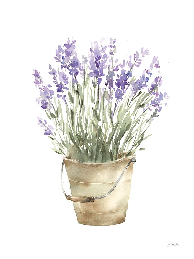 Potted Lavender art print by Katrina Pete for $57.95 CAD