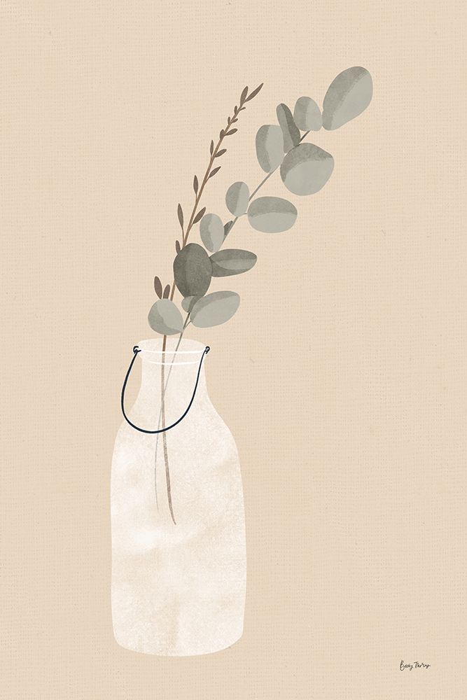 Natural Vessels I Tan art print by Becky Thorns for $57.95 CAD