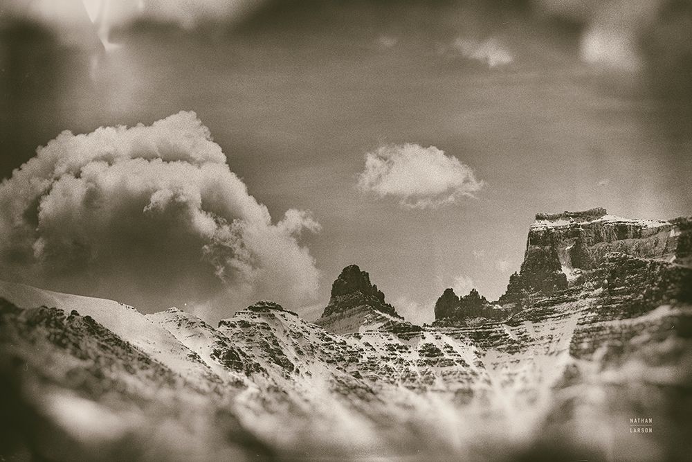 Sepia Peaks art print by Nathan Larson for $57.95 CAD