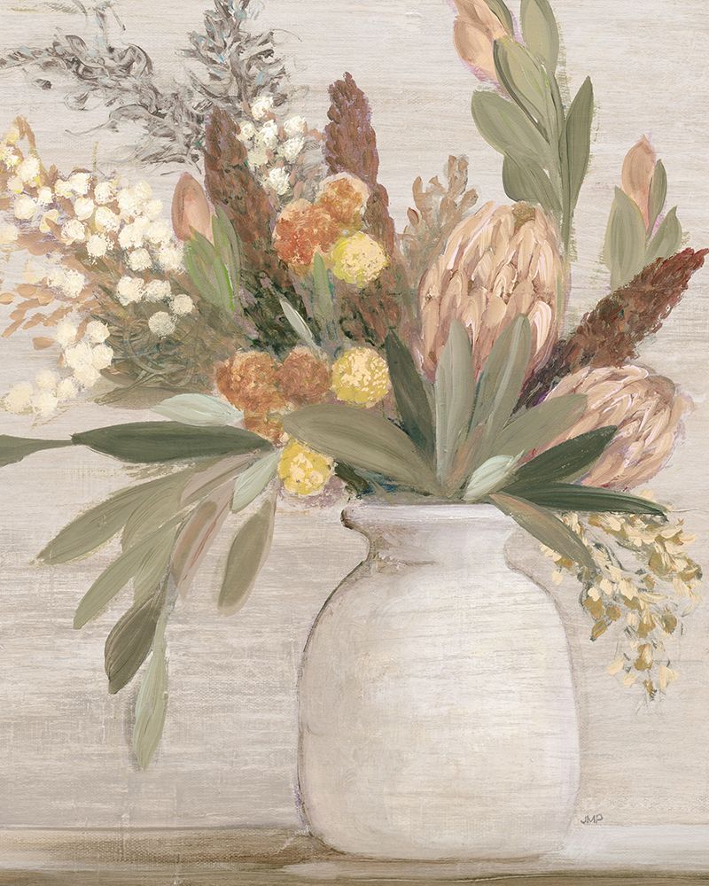 Light Protea Still Life art print by Julia Purinton for $57.95 CAD