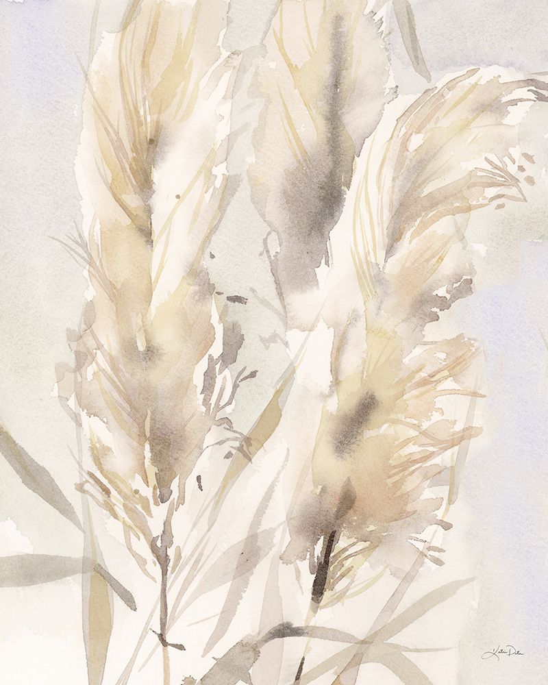 Light Pampas Grasses II art print by Katrina Pete for $57.95 CAD