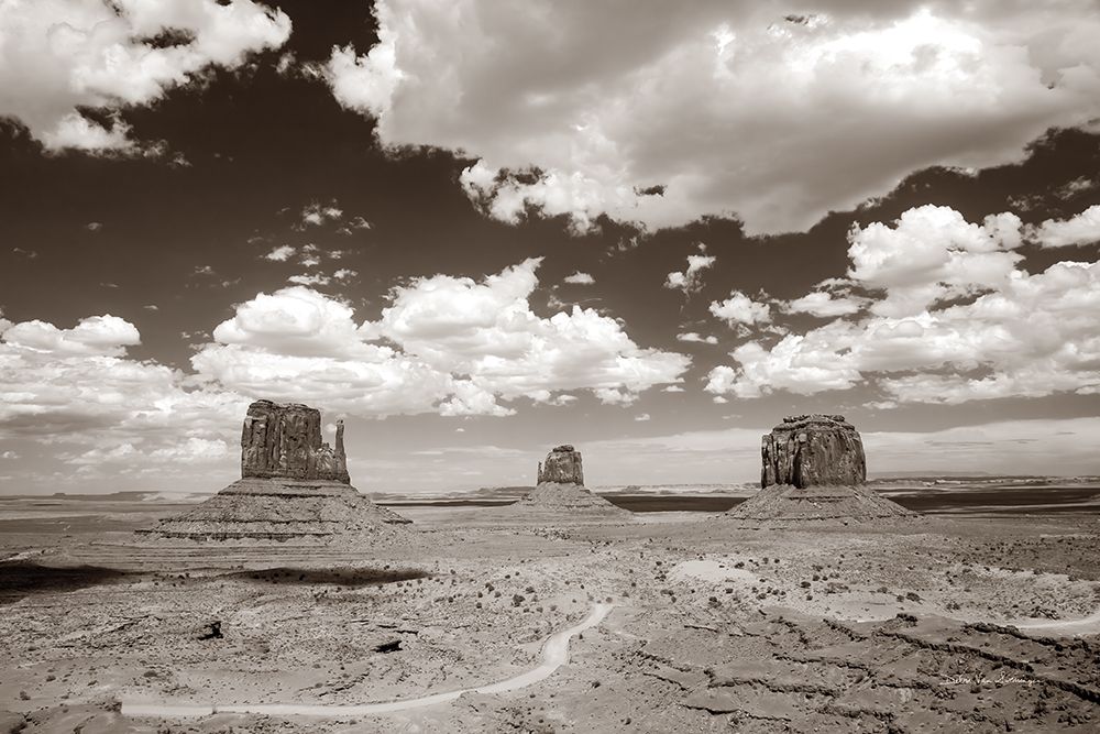 Monument Valley I Sepia art print by Debra Van Swearingen for $57.95 CAD