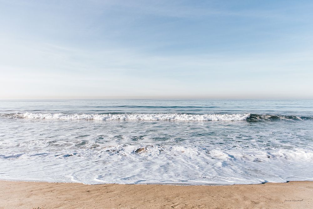 Santa Monica Beach I art print by Laura Marshall for $57.95 CAD