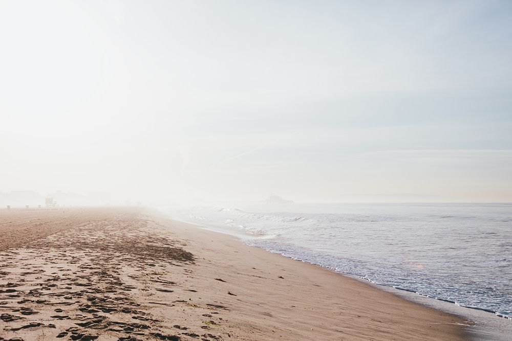 Santa Monica Beach II art print by Laura Marshall for $57.95 CAD