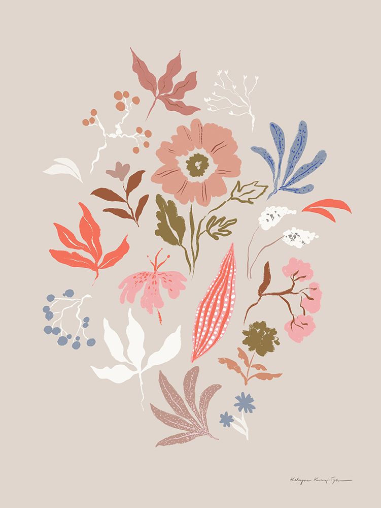 Fleurette I art print by Kasia Kucwaj-Tybur for $57.95 CAD