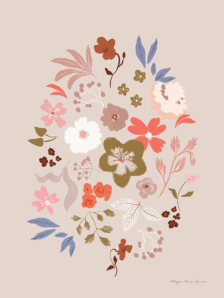 Fleurette IV art print by Kasia Kucwaj-Tybur for $57.95 CAD