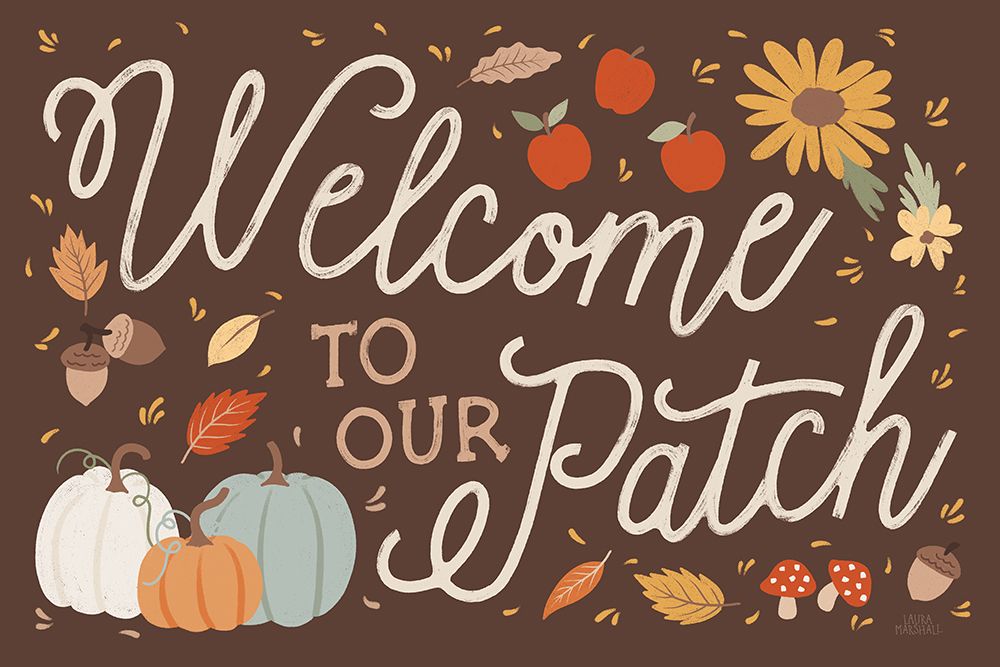 Harvest Wishes I art print by Laura Marshall for $57.95 CAD
